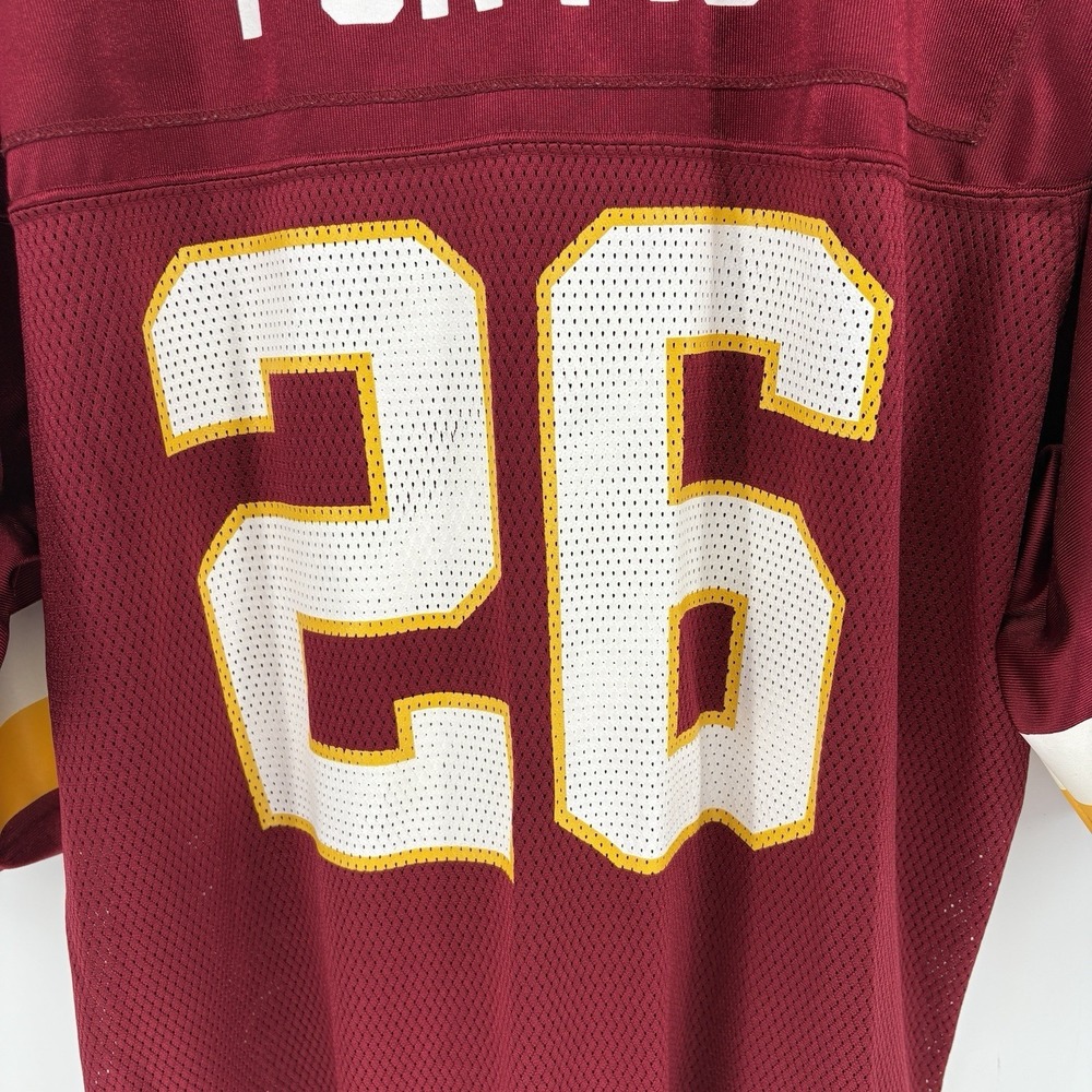 Reebok NFL Washington Redskins Clinton Portis 26 Jersey Mens L Burgundy Vintage - Picture 15 of 16